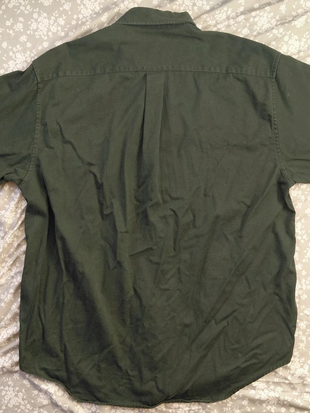 Vintage Alexander Julian Colours Forest Green Heavy Twill Button Down Shirt L